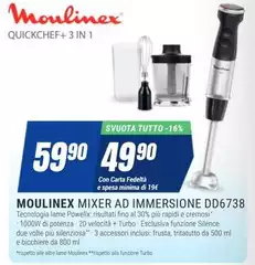 Moulinex - Mixer Ad Immersione DD6738