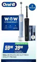 Oral b - Spazzolino Elettrico Vitality Pro Duo