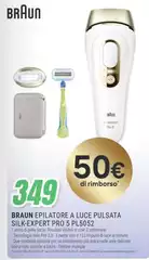 Braun - Epilatore A Luce Pulsata Silkexpert Pro 5 PLR5052 Braun - Epilatore A Luce Pulsata Silkexpert Pro 5 PLR5052