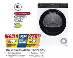 Haier - Asciugatrice HD90A3939E