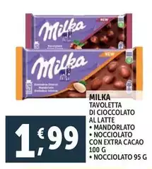 Milka - Tavoletta Di Cioccolato Al Latte Mandorlato