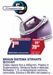 Braun - Sistema Stirante IS1514VI Braun - Sistema Stirante IS1514VI