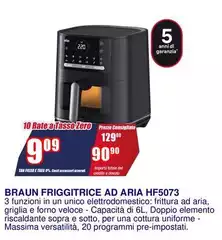 Braun - Friggitrice Ad Aria HF5073 Braun - Friggitrice Ad Aria HF5073