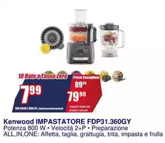 Kenwood - Impastatore FDP31.360GY