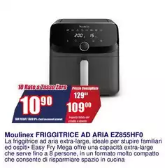 Moulinex - Friggitrice Ad Aria EZ855HF0