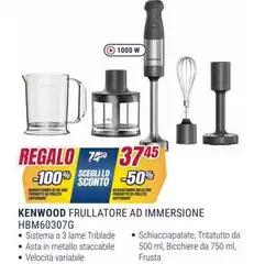 Kenwood - Frullatore Ad Immersione HBm60307G