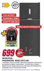 Whirlpool - Frigorifero WHD2 6472 X4E