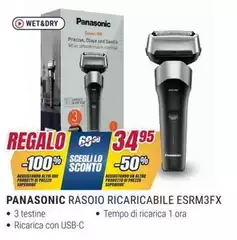 Panasonic - RASIOIO RICARICABL ESRMAFX Panasonic - RASIOIO RICARICABL ESRMAFX