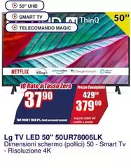 LG - Tv Led 50" 50UR78006LK LG - Tv Led 50" 50UR78006LK