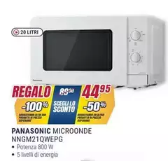Panasonic - Microonde NNGM21QWEPG Panasonic - Microonde NNGM21QWEPG