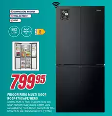 Samsung - Frigorifero Multi Door RQS470SAFE/NERO Samsung - Frigorifero Multi Door RQS470SAFE/NERO