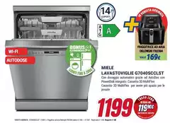 Miele - Lavastoviglie G7040SCCLST