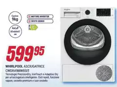 Whirlpool - Asciugatrice CWD749MWBSIt