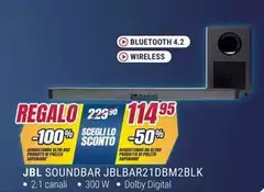 Jbl - Soundbar JBLBAR21DBBM2BLK