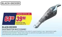 Black & Decker - Decker Dustbuster NVC220WBC Black & Decker - Decker Dustbuster NVC220WBC