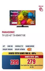 Panasonic - Tv Led 43" Tx-43mx710e Panasonic - Tv Led 43" Tx-43mx710e