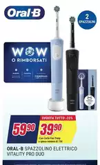 Oral b - Spazzolino Elettrico Vitality Pro Duo
