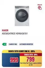 Haier - Asciugatrice Hd90a367u 1