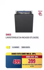 Smeg - Lavastoviglie Da Incasso Stl362dq Smeg - Lavastoviglie Da Incasso Stl362dq