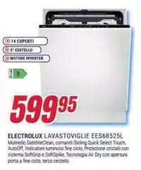 Electrolux - EES68525L A scomparsa totale 14 coperti D Electrolux - EES68525L A scomparsa totale 14 coperti D