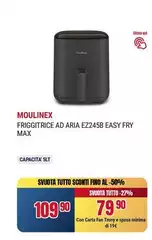 Moulinex - Friggitrice Ad Aria EZ245B Easy Fry Max