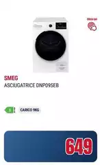 Smeg - Asciugatrice Dnp09 Seb Smeg - Asciugatrice Dnp09 Seb