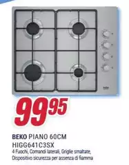 Beko - Piano 60cm Higgi31C3SX