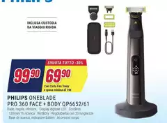 Philips - Pro 360 Face + Body QP6652/61 Philips - Pro 360 Face + Body QP6652/61
