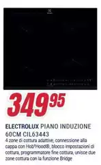 Electrolux - Piano Induzione 60cm Cilo63443 Electrolux - Piano Induzione 60cm Cilo63443