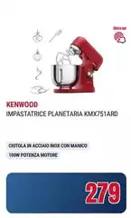 Kenwood - Impastatrice Planetaria KMX751ARD