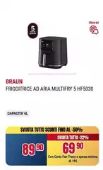 Braun - Friggitrice Ad Aria Multifiry 5 Hf5030 Braun - Friggitrice Ad Aria Multifiry 5 Hf5030