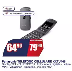 Panasonic - Telefono Cellulare KXTU446 Panasonic - Telefono Cellulare KXTU446
