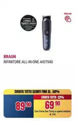 Braun - Rifinitore All-In-One A107540 Braun - Rifinitore All-In-One A107540