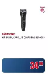 Panasonic - Kit Barba, Capelli E Corpo Er-gb61-k503 Panasonic - Kit Barba, Capelli E Corpo Er-gb61-k503