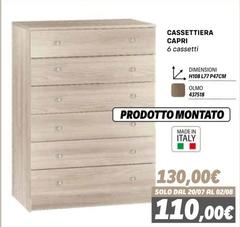 Capri - Cassettiera Capri - Cassettiera