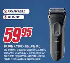 Braun - Rasoio 3000 Braun - Rasoio 3000