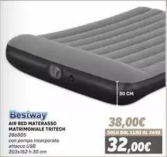 Bestway - Air Bed Materasso Matrimoniale Tritech