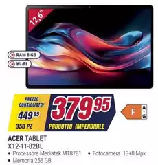 Acer - TARTABLET X12-11-82BL Acer - TARTABLET X12-11-82BL