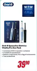 Oral b - Spazzolino Elettrico Vitality Pro Duo Pack