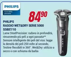 Philips - Rasoio Wet&dry Serie 5000 S5887/10 Philips - Rasoio Wet&dry Serie 5000 S5887/10