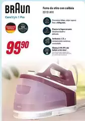 Braun - Ferro Da Stiro Con Caldaia IS1514V Braun - Ferro Da Stiro Con Caldaia IS1514V