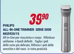 Philips - All-in-one Trimmer Serie 5000 MG5920/15 Philips - All-in-one Trimmer Serie 5000 MG5920/15