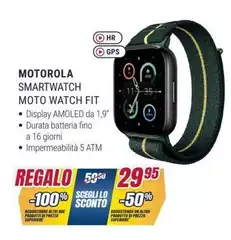 Motorola - Smartwatch Moto Watch Fit