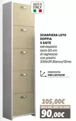 Solo - Scarpiera Loto Doppia 5 Ante