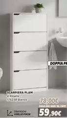 Solo - Scarpiera PLAM 4 Ribalta 175238 Bianco