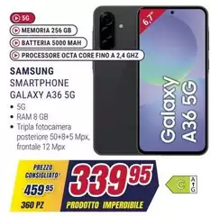 Samsung - Smartphone Galaxy A36 5G Samsung - Smartphone Galaxy A36 5G