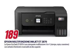 Epson - Multifunzione Inkjet ET 2870