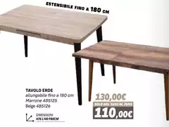 Solo - Tavolo Erde Solo - Tavolo Erde