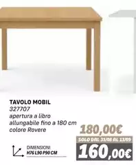 Solo - Tavolo Mobil 327707 Solo - Tavolo Mobil 327707