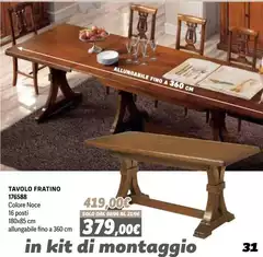 Solo - Tavolo Fratino 17588 Solo - Tavolo Fratino 17588